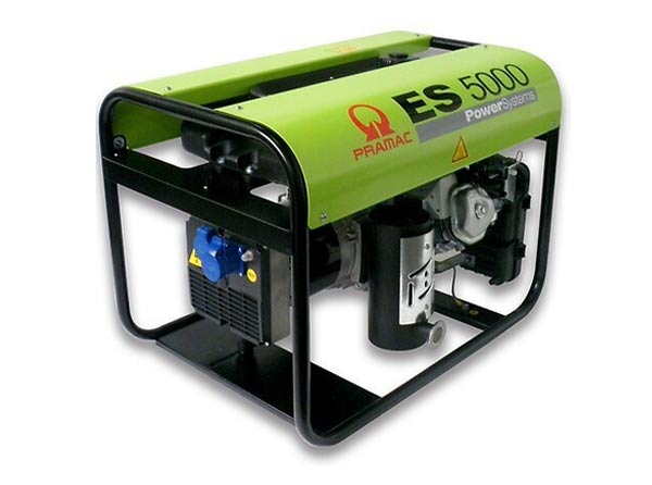 Pramac Petrol ES5000 5.1kVA Single Phase Recoil Start Portable Generator