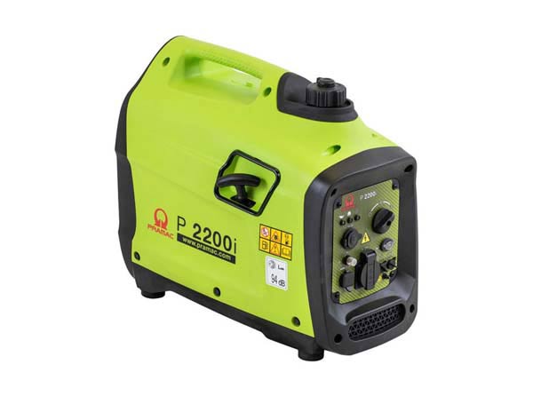 Pramac Petrol P2200i 2.1kVA Single Phase Recoil Start Portable Inverter Generator