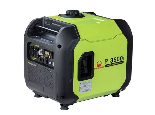 Pramac Petrol P3500i 3.3kVA Single Phase Electric & Recoil Start Portable Inverter Generator