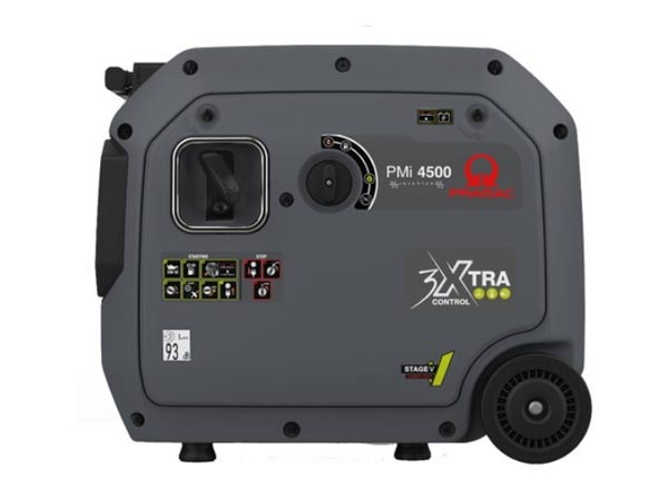 Second image of Pramac Petrol PMI4500i 4.2kVA Single Phase Electric & Recoil Start Portable Inverter Generator