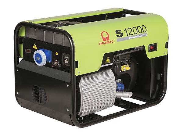 Pramac Petrol S12000 11.9kVA Three Phase Electric Start Portable Generator (with AVR, CONN, HAU)
